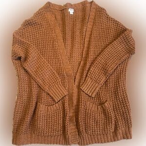 Cozy Knit Open-Front Sweater